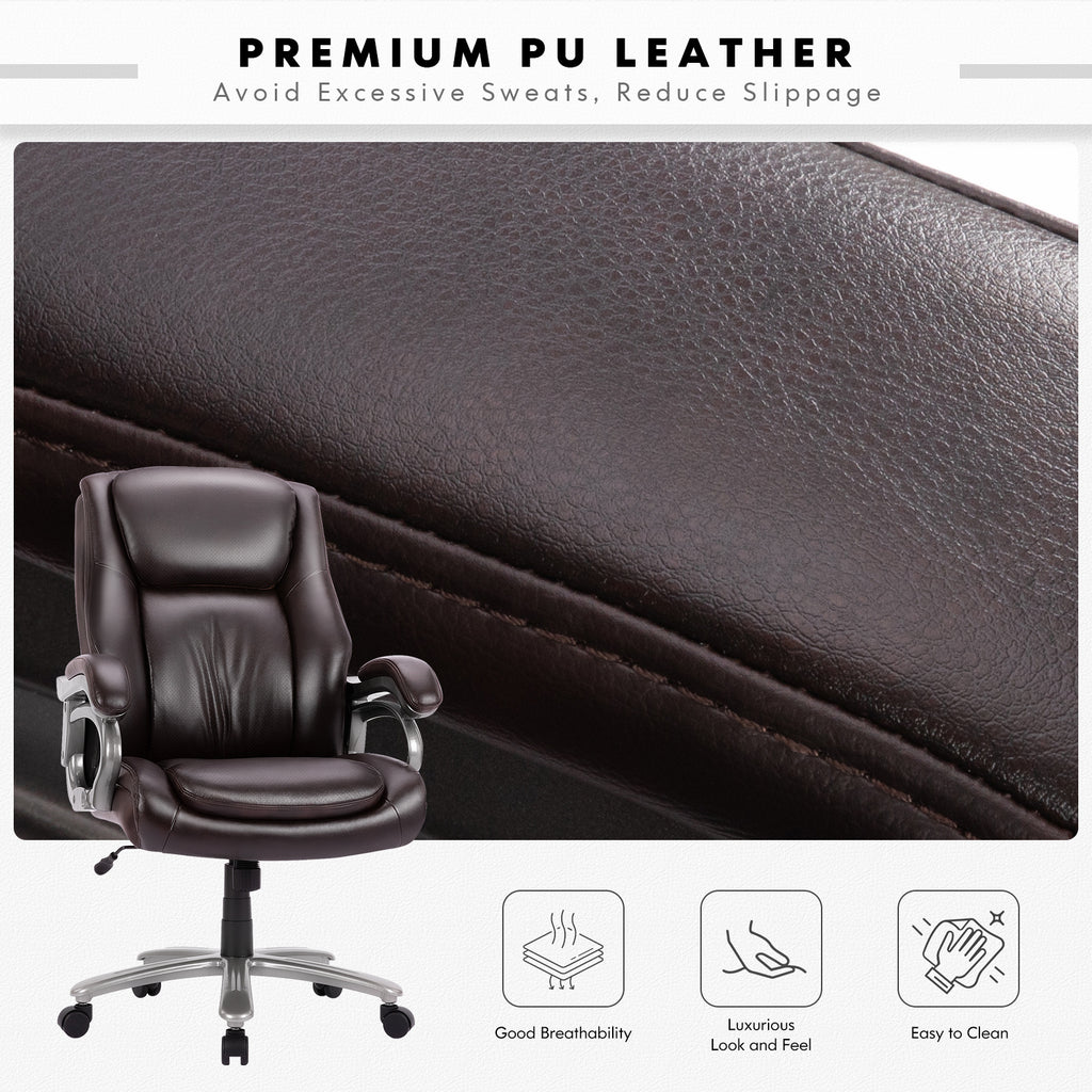 High Backrest Leather Computer Office Chair