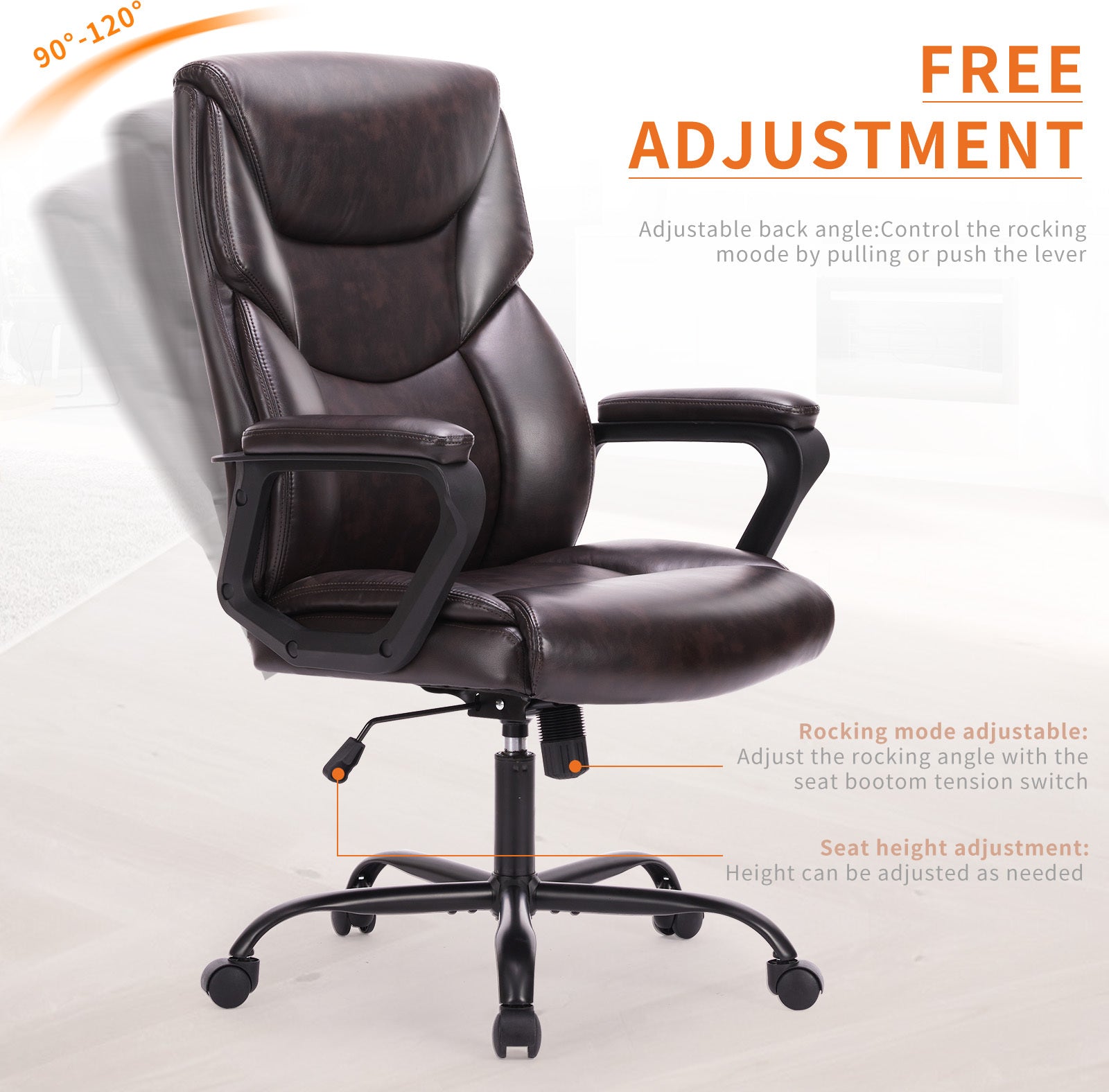 PU Leather Office Chair